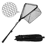 wiipara Fishing Kescher Angeln, Teleskop Gummierter Angelkescher - Stabil,...