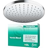 hansgrohe Vernis Blend - Kopfbrause, runde Duschbrause (205 mm),...