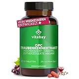 Vitabay OPC Traubenkernextrakt 1000 mg Hochdosiert - 120 Vegane Kapseln...
