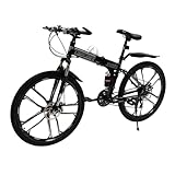 gegeweeret 26-Zoll Mountainbike, Zusammenklappbar Faltrad, Doppeltem...