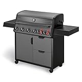 Enders Gasgrill Hyde 6 SIKR Turbo, 6-Brenner aus Edelstahl für kraftvolles...