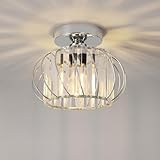 ANWIO Kristall Deckenleuchhte Kronleuchter Φ23CM, Wohnzimmer Lampe,...