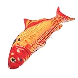 HEALSOPTHY Realistisches Koi Plüschtier Kawaii Kuscheltier Goldfisch...