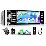 Wireless Carplay Autoradio 1 Din mit Wireless Android Auto FM/AM/RDS Radio...