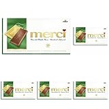 merci Tafelschokolade Mandel-Milch-Nuss – 1 x 100g – Feinste Täfelchen...