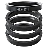 Anrbb 4 Stück Zentrierringe 66.6 Auf 57.1, Kunststoff Radnaben...