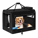 all Pets United® Hunde-Transportbox Tier Hundebox Transporttasche faltbar...