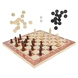 1 Satz 3 in 1 Schach Kinder Schach Chess Set schachkassette Chess Pieces...