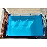 VITIWEDTY PVC-Aquarium-Poolteich Mit Stahlrahmen, Faltbarem...
