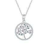 Lebensbaum Anhänger, Baum des Lebens Kette, 925 Sterling Silber Lebensbaum...