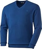 Otto Kern Pullover Herren mit V-Ausschnitt, Strickpullover aus 100%...