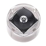 FOYTOKI 1Stück Solar Gartenleuchte Wasserdichte Solar Underground Lampe...