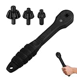 3-In-1 Ratsche 1.5-16mm Verstellbarer Umschaltknarre, Standardratsche...