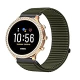 AireWiki Nylon Sport Loop Uhrenarmband Kompatibel mit Fitbit Gen 5E 42mm...