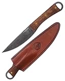 Condor 0,2 cm dicke Klinge aus 1075 Karbonstahl | Flacher Walnussholzgriff...