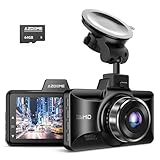 AZDOME Dashcam 1080P FHD Autokamera mit 3 Zoll Bildschirm, 150°...