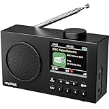 Mycket Portable DAB/DAB+ Radio, FM Digital Radios with Bluetooth, Small...
