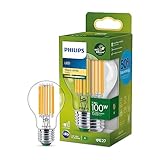 Philips LED Classic ultraeffiziente E27 Lampe, mit Energieeffizienzklasse...