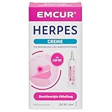 Emcur® Herpescreme mit LSF 30 | gegen Lippenherpes | ab 4 Jahren | mit...