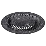 iplusmile Grillpfanne Camping Antihaftbeschichtet Rund Emaille Tragbar für...