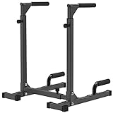 SELEWARE Solide Dip-Bar, verstellbare Dip-Station Home Gym Fitness...