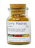 Curry Madras scharf 70g im Glas Gewürzkontor München