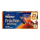 Meßmer Früchte-Mischung | 25 Teebeutel | Vegan | Glutenfrei | Laktosefrei...