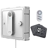 HUTT W9 Fensterputzroboter mit 150ml Panorama-Tank (3800Pa Saugleistung,...