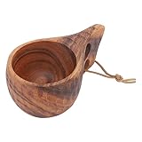 220 Ml Campingbecher aus Holz, Traditionelle Kaffeetasse Im Nordischen...