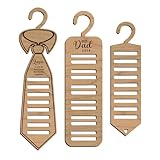 Krawattenhalter – -Holz-Krawatten-Organizer, Schrankregal, platzsparender...