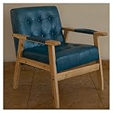 Moderner Ledersessel für Wohnzimmer und Esszimmer, Akzentstuhl aus der...