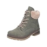 Rieker Damen Y7424 Schnürstiefel, Grün, 39 EU
