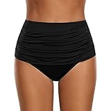 GFPGNDFHG Bikinihose Damen Festival Outfit Badeanzug Sport Bikini Schwarz...