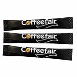 Coffeefair Zuckersticks Schwarz 1000 x 4g Zucker, weißer Portionszucker,...