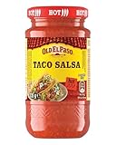 Old El Paso Tortilla Taco Salsa Hot – Fruchtige, scharfe Tomaten-Salsa...