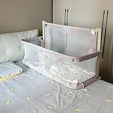 3 in 1 Babybett, Babywiege, beistellbett Baby Boxspringbett,laufstall...