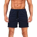 Schnell trocknende Shorts für Herren, Sommer, Fitnessstudio, Sport-Shorts...