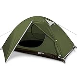 Bessport Zelt 2 Personen Ultraleichte Camping Zelte, 3-4 Saison Wasserdicht...