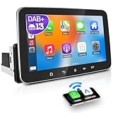 PORMIDO Autoradio mit Bildschirm DAB+, 7 Zoll 1 Din Android 13 Apple...