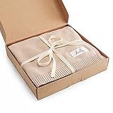 Livella Babydecke aus 100% Bio-Baumwolle, Premium Strickdecke samt weich...