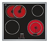 Siemens ET645HN17E Kochfeld Elektro, 58.3 cm, Flachrahmen-Design, Digitales...