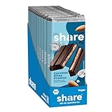 share Vegane Schokolade Coconut Bliss Praliné Zartbitter 12x80g –...