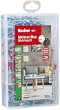 fischer Meister-Box Wohnraum, 160-teiliges Dübel- und Schraubenset, 6-8 mm...