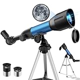 Astronomisches Teleskop für Kinder, 360/50mm HD Refraktor Teleskop für...