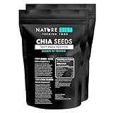 Nature Diet - Chia Samen 2 x 1000 g | Salvia Hispanica | Reich an Omega-3 |...