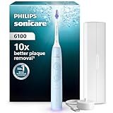 Philips Sonicare 6100 elektrische Zahnbürste, Schallzahnbürste mit 2...