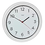TFA Dostmann Außen Wanduhr wasserdicht, 60.3078, Outdoor Uhr, UV...