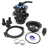 OKU 6-Wege Top-Mount-Ventil Komplett-Set - Ø 177 mm - Inkl. Manometer...