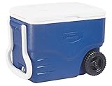 Coleman Passive Kühlbox 40 QT Performance Wheeled Cooler, Thermobox 37.5 L...