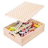 Generisch Zahnrad Knobelspiel Spielzeug - Holz Drehspiel Zahnräder Puzzle...